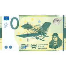 0 Euro biljet Luchtvaart museum Aviodrome